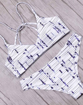 Print Halter Women Swimwears