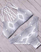 Print Halter Women Swimwears