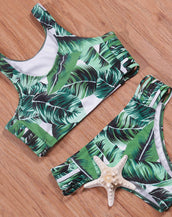 Print Halter Women Swimwears