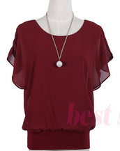 Chiffon Short Sleeves Shirt