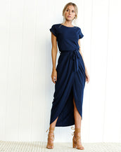 Asymmetrical Ankle-length Women Dress