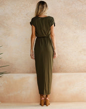 Asymmetrical Ankle-length Women Dress