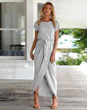 Asymmetrical Ankle-length Women Dress