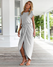 Asymmetrical Ankle-length Women Dress