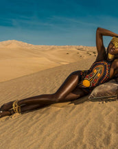 African Style Push Up Women Bikini