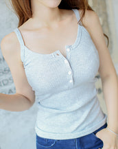 Slim Sleeveless Bustier Females Tops