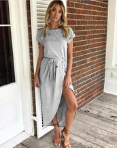 Asymmetrical Ankle-length Women Dress