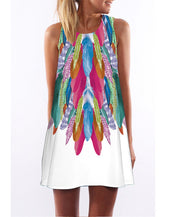 Floral Print Chiffon Women Dress