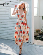 Backless High Waist Split Wide Leg Jumpsuit