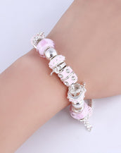 Crystal Charm Bracelets for Women