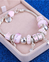 Crystal Charm Bracelets for Women