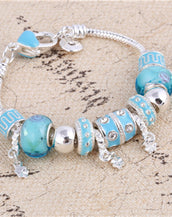 Crystal Charm Bracelets for Women