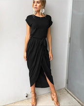 Asymmetrical Ankle-length Women Dress
