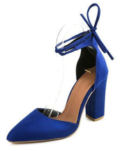 Thick Heels Ankle Lace Women Pumps