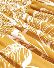 Palm Leaf Print Women Jumpsuit