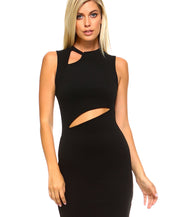 Sleeveless with Slits Dress for Women