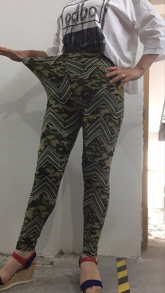 Camouflage High Elastic Legging