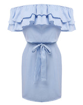 Striped Bandage Women Dress