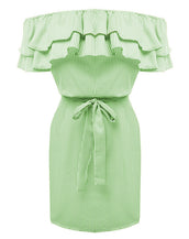 Striped Bandage Women Dress