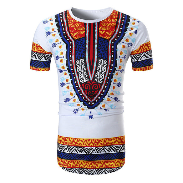 Ethnic Printed African Style Men T Shirt