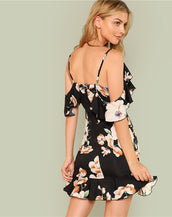 Sleeveless Backless Slim Women Dress