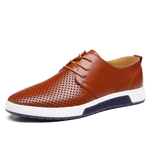 Holes Design Breathable Men Shoes