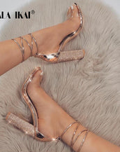 Ankle Strap Women High Heels