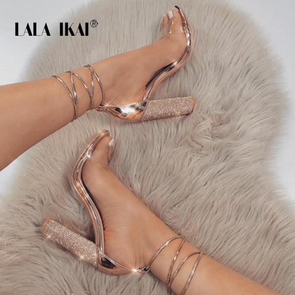 Ankle Strap Women High Heels