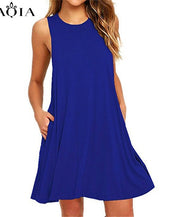 Sleeveless Short Casual Shift Dresses