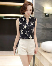Print Shirt Ladies Female Tops