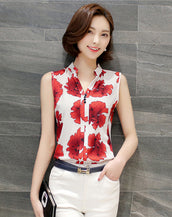 Print Shirt Ladies Female Tops