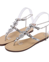 Rhinestones Chains  Women Sandals