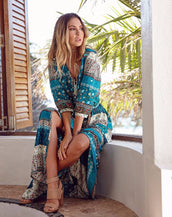Bohemia Floral Print Women Dress