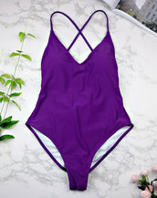 Backless Women Swim Suit