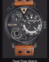 Rectangle Quartz Men  Wristwatches
