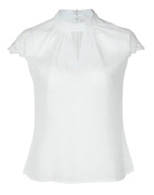 Short Sleeve Lace Crop Women Tops