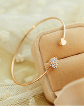 Crystal Double Heart Bracelet for Women