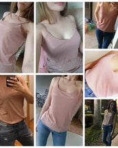 V Neck Crop Top Vest Bralette