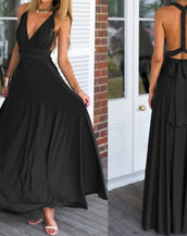 Long Casual Bandage Dress
