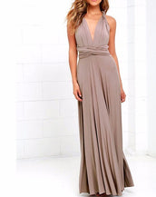 Long Casual Bandage Dress