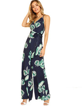 Print Wide Leg Women Jumpsuit