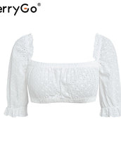 Off Shoulder Puff Sleeve Shirts