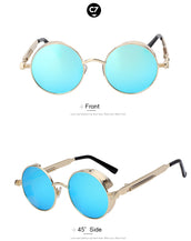 Round Metal Sunglasses for Men Women