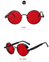 Round Metal Sunglasses for Men Women