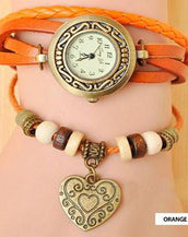 Heart Vintage Wrap Watch