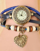 Heart Vintage Wrap Watch