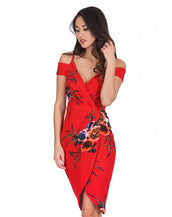 Strapless Short Sleeved Mini Dress