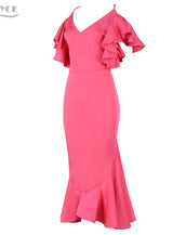 Butterfly Sleeveless Backless Mermaid Dress