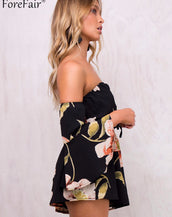 Elastic Waist Flare Sleeves Women Jumpsuit
