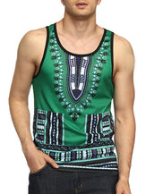 Retro Ethnic Floral Print Men Vest